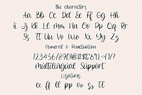 Bellafela font