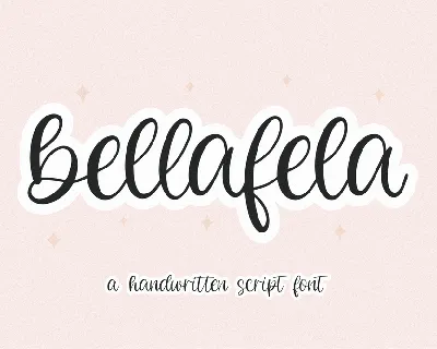 Bellafela font