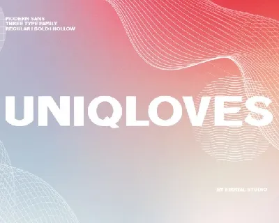Uniqloves font