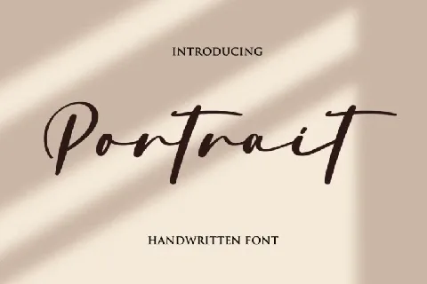 Portrait font