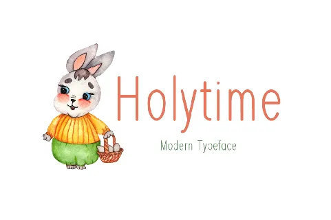 Holytime font