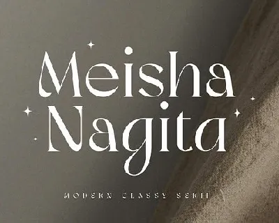 Meisha Nagita font