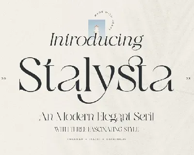 Stalysta font