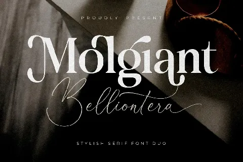 Molgiant Belliontera font