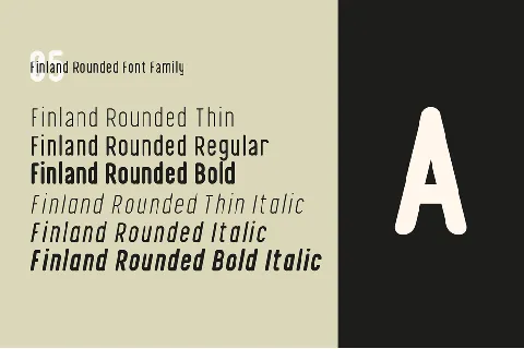 Finland Rounded Demo font