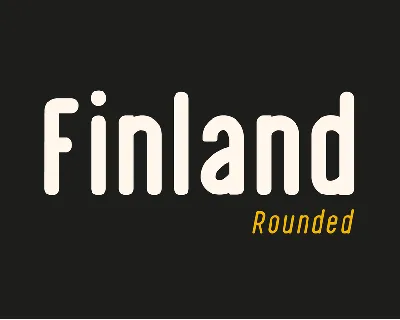 Finland Rounded Demo font