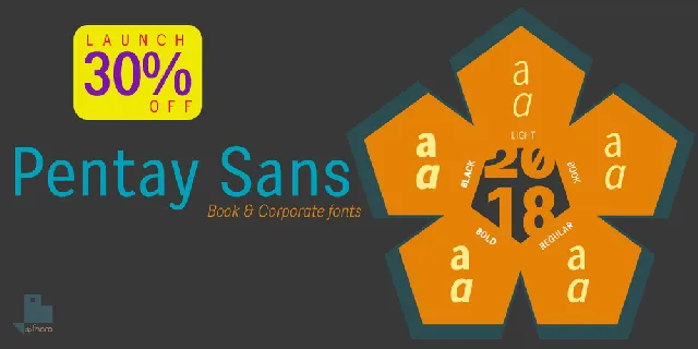 Pentay Sans font