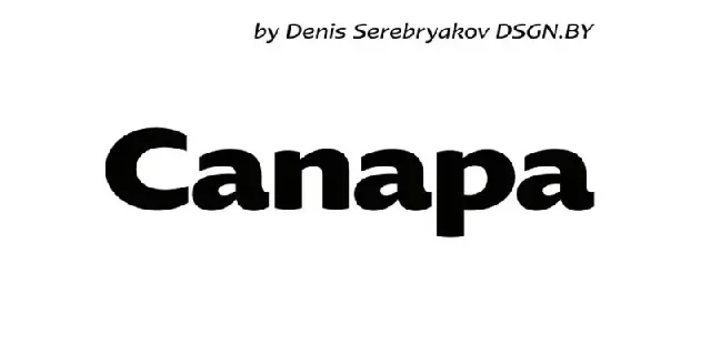 Canapa Family font