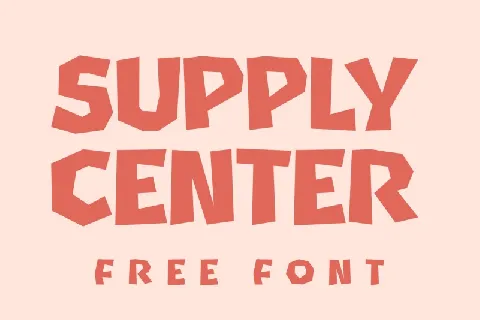 Supply Center font