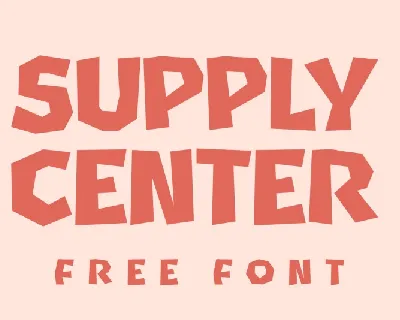 Supply Center font