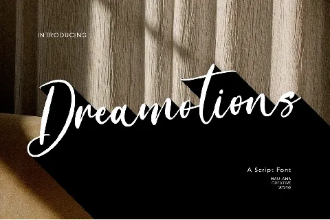 Dreamotions font