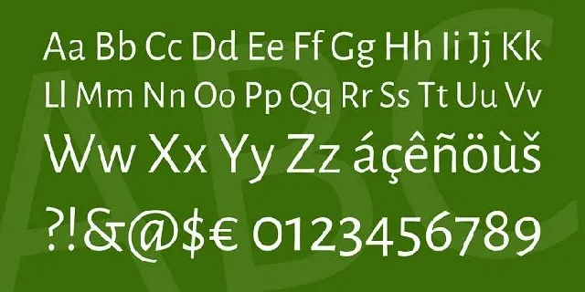 Alegreya Sans Family font