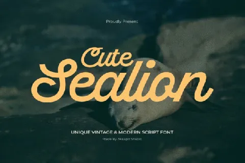 Cute Sealion font