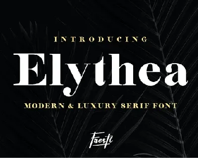 Elythea font