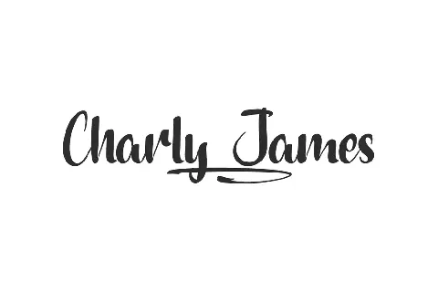 Charly James Demo font