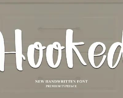 Hooked Typeface font
