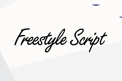 Freestyle Script font