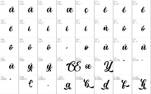 March Lovers Script font