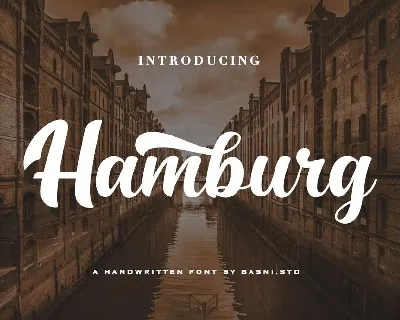 Hamburg font