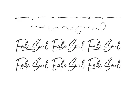 Fake Soul Demo font