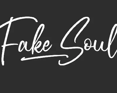 Fake Soul Demo font