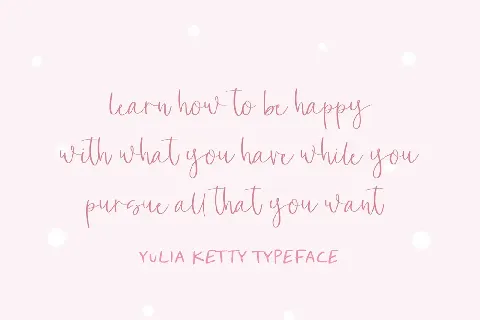 Yullia Ketty font