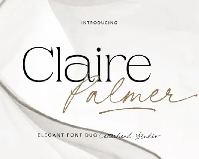 Claire Palmer Duo font