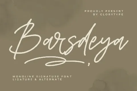 Barsdeya font