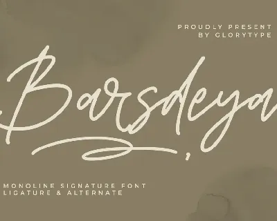 Barsdeya font