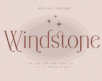 Windstone font