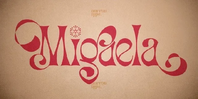 Migaela Display font