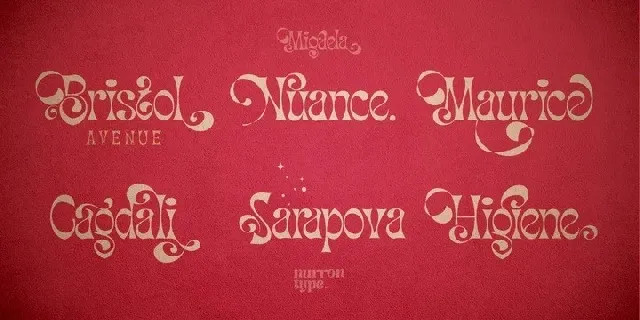 Migaela Display font
