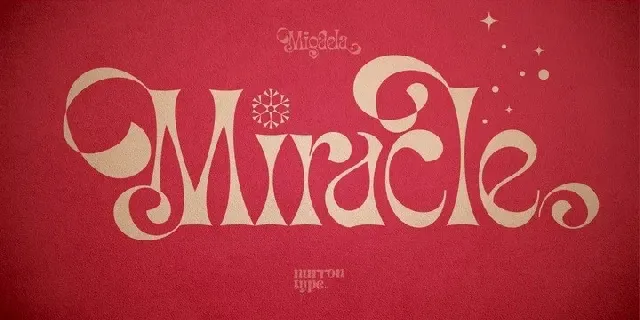 Migaela Display font
