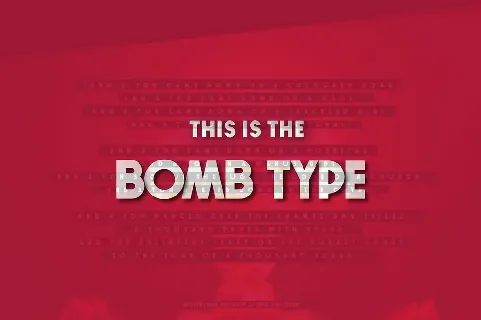 Bomb font