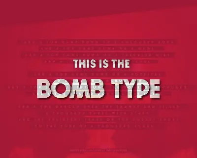 Bomb font