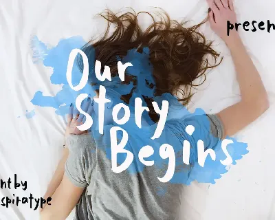 Our Story Begins FREE font
