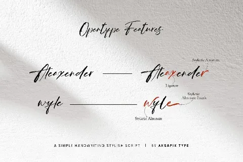 Arianthea Signature font