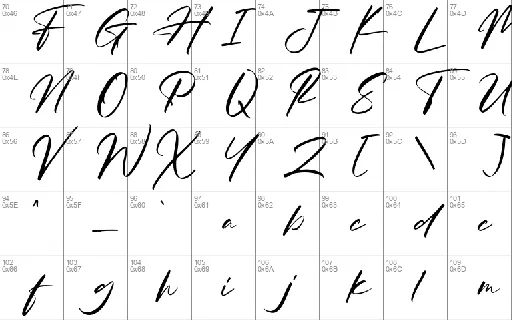 Arianthea Signature font