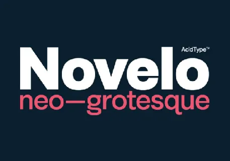 Novelo Family font