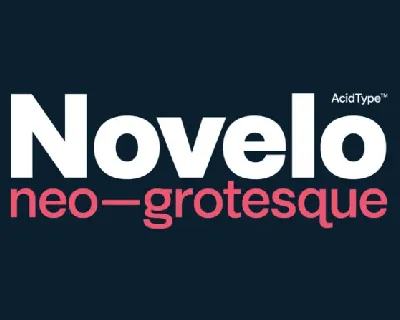 Novelo Family font