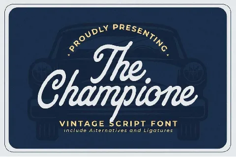 The Champione font