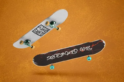 Skateboard Girl Demo font