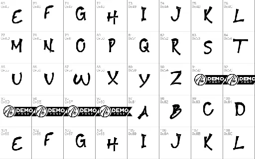 Skateboard Girl Demo font