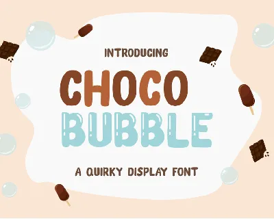 Choco Bubble font