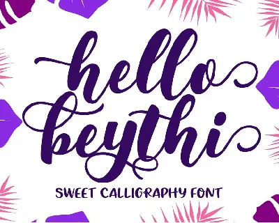 Hello Beythi font