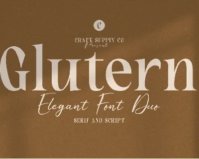 Glutern Free font