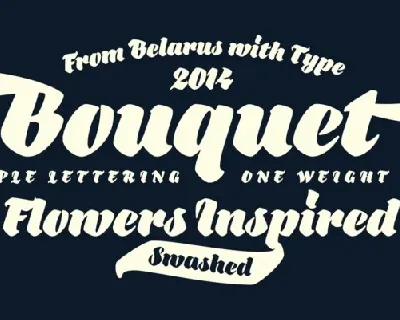 Bouquet font