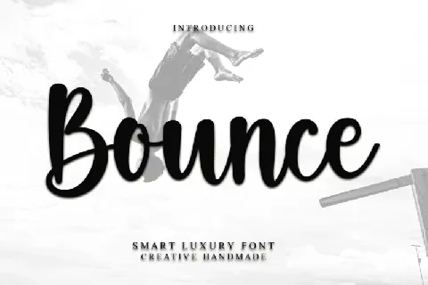 Bounce Typeface font