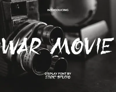 War Movie font