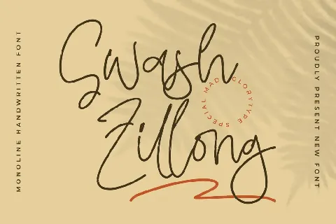 Swash Zillong font